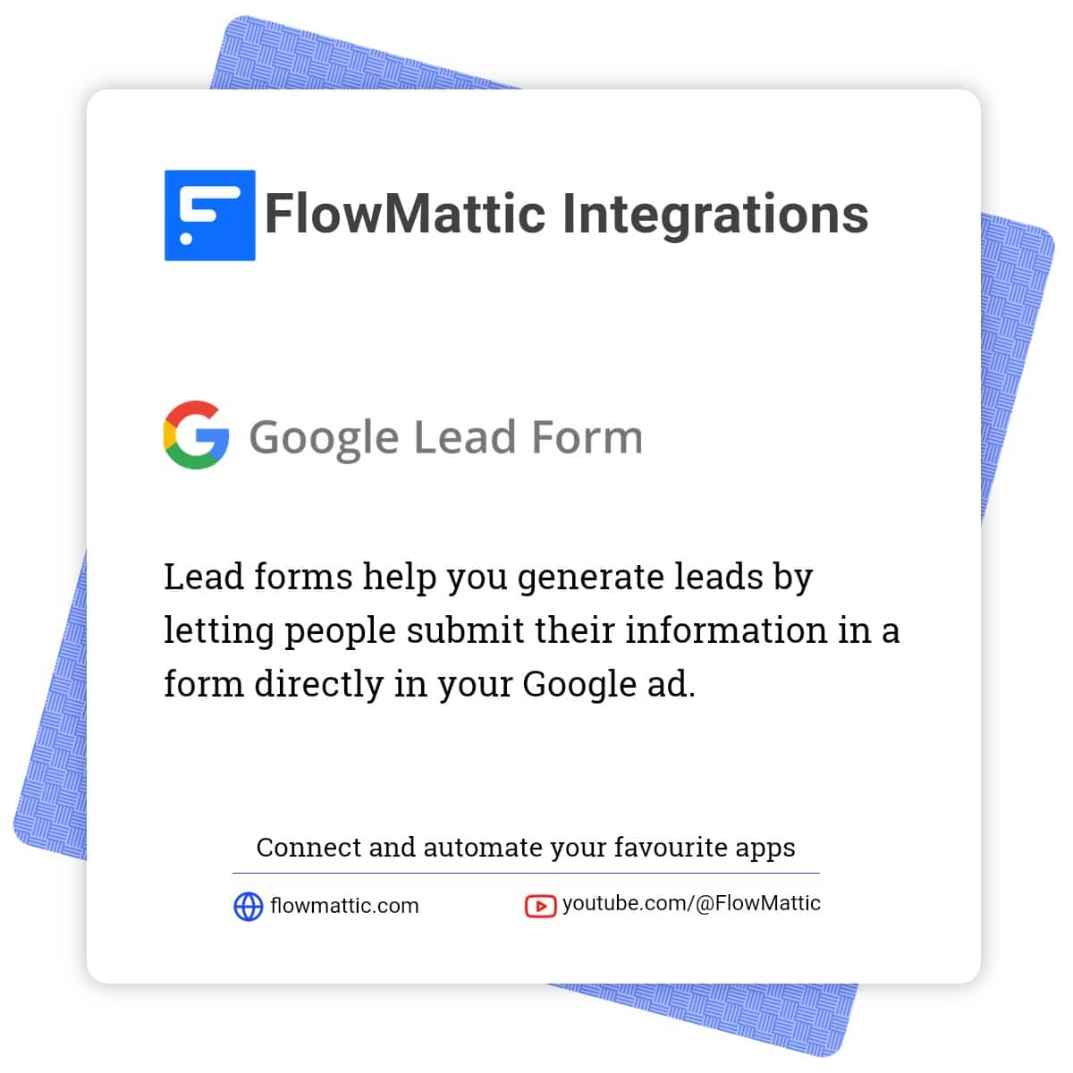 google lead form examples