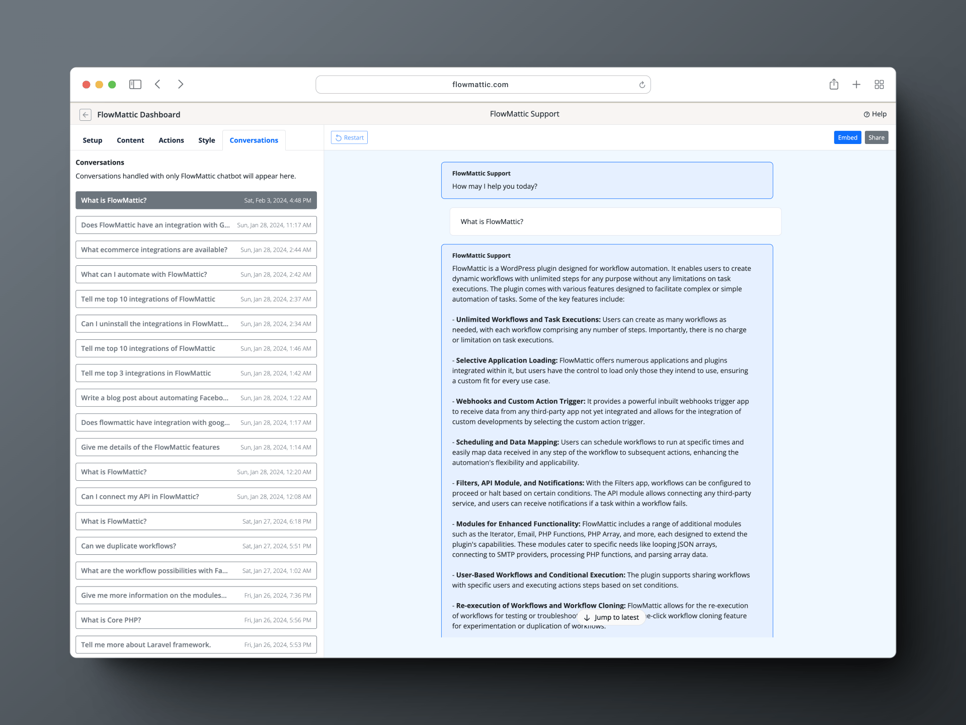 AI Chatbot - FlowMattic