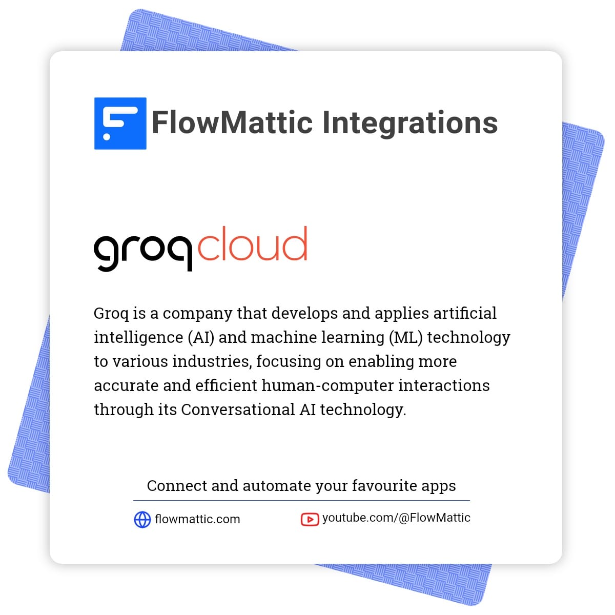 Groq AI - Integrate with 100s of apps seamlessly