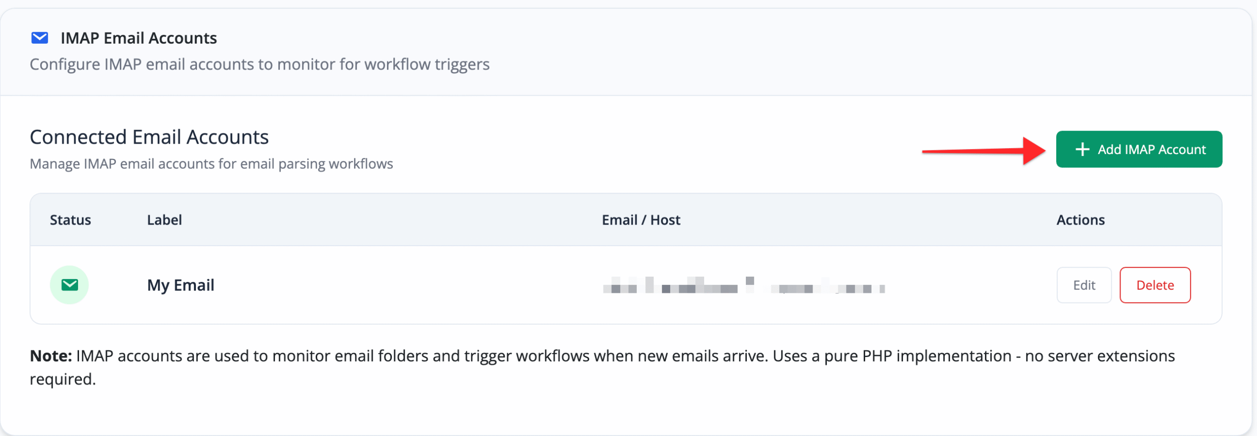 FlowMattic 5.4.0 - IMAP Settings