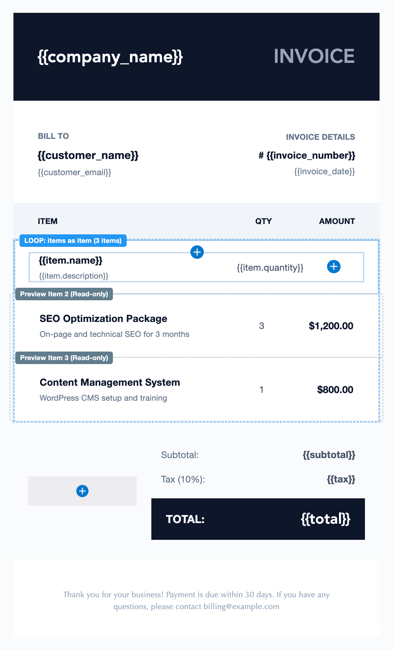 FlowMattic 5.4 - Email Template Loop
