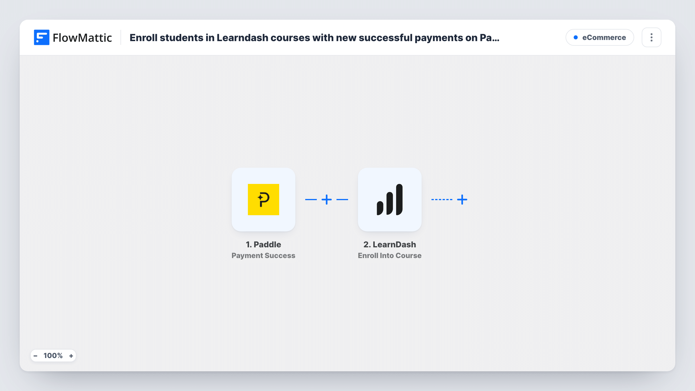 Enroll students in Learndash courses with new successful payments on Paddle