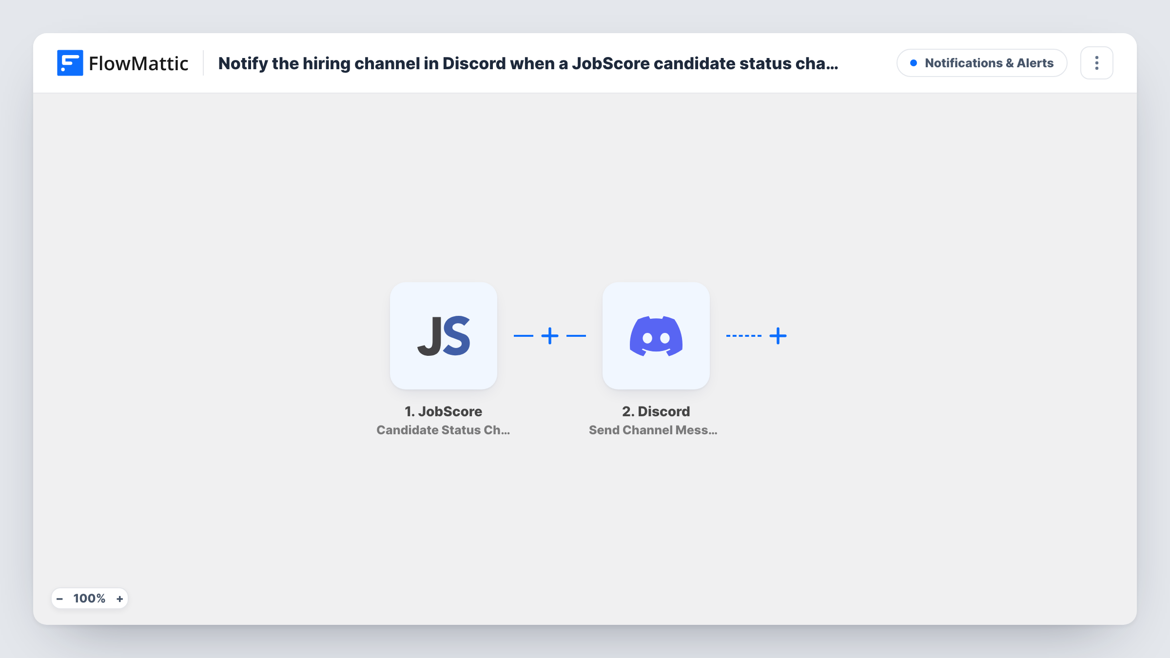 Notify the hiring channel in Discord when a JobScore candidate status changes