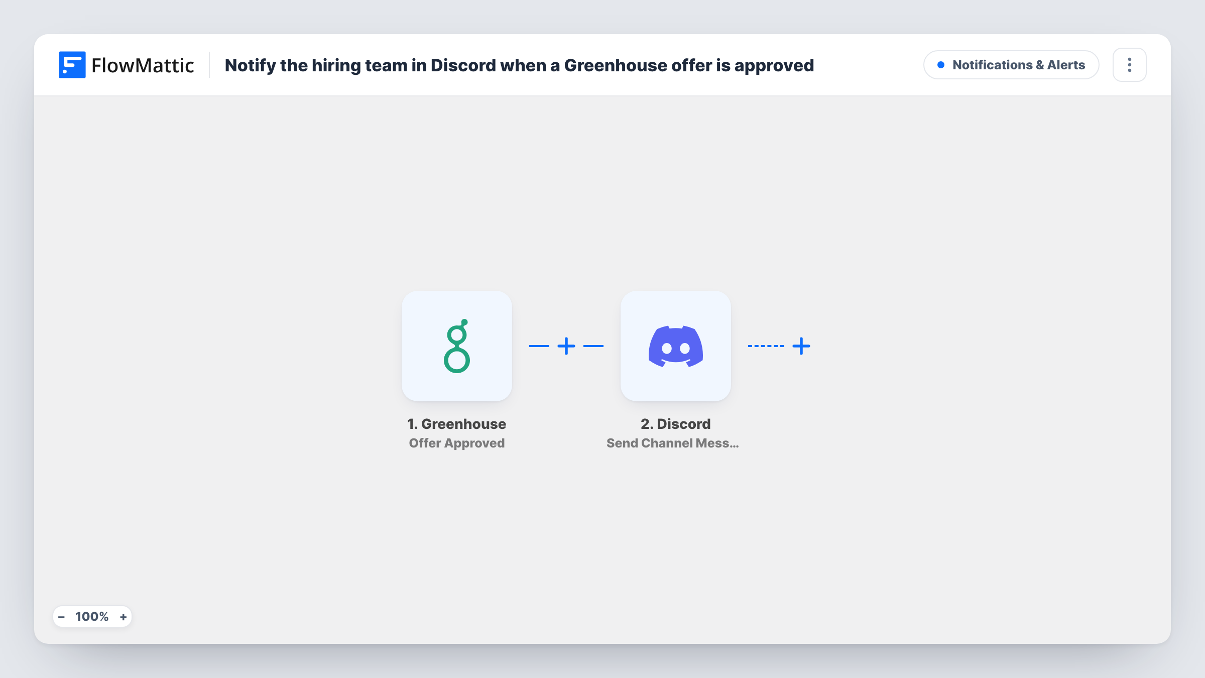 Notify the hiring team in Discord when a Greenhouse offer is approved