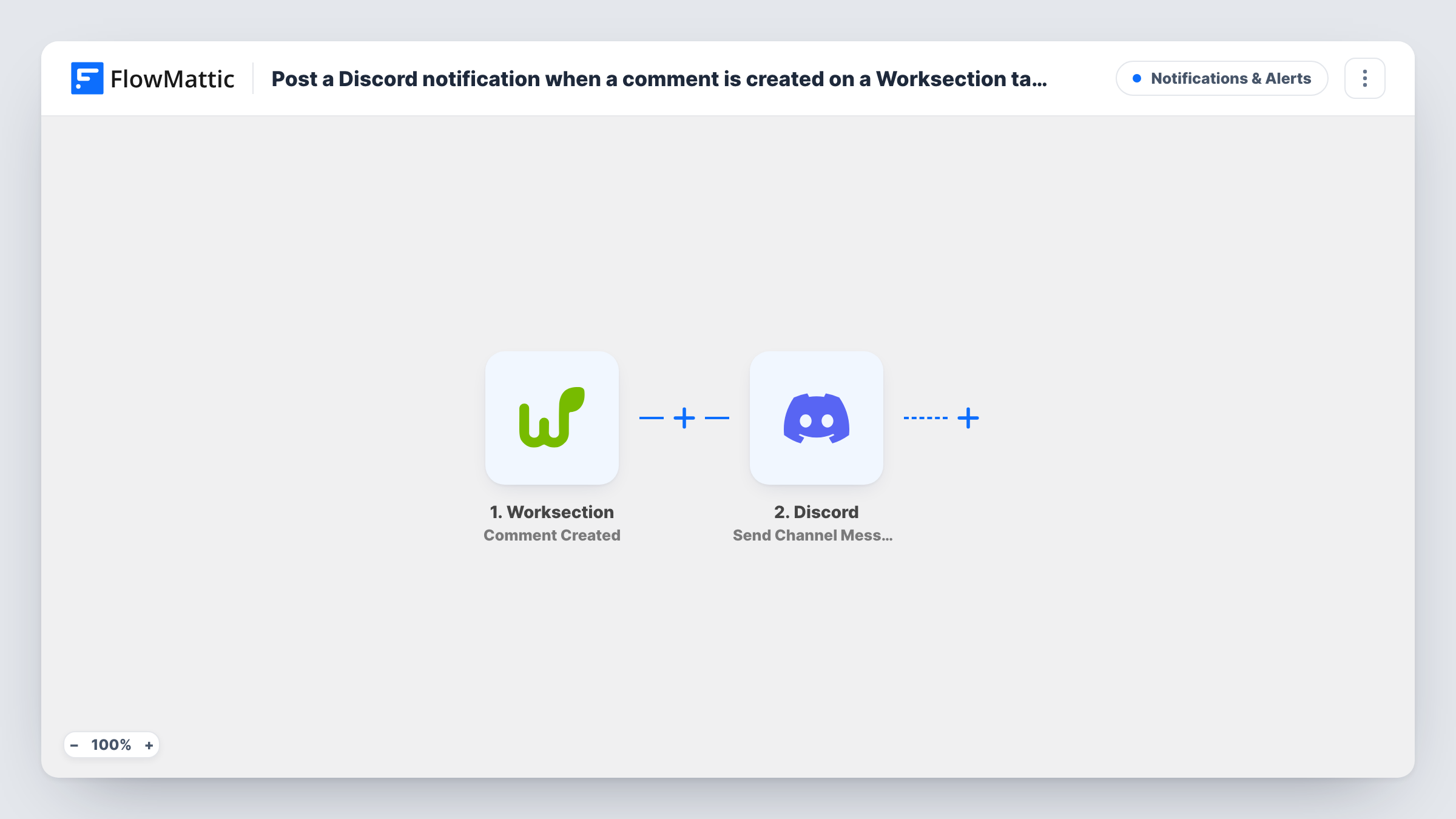 Post a Discord notification when a comment is created on a Worksection task