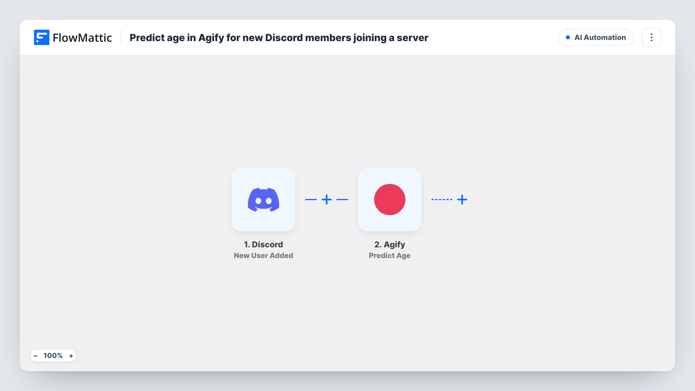 Predict age in Agify for new Discord members joining a server