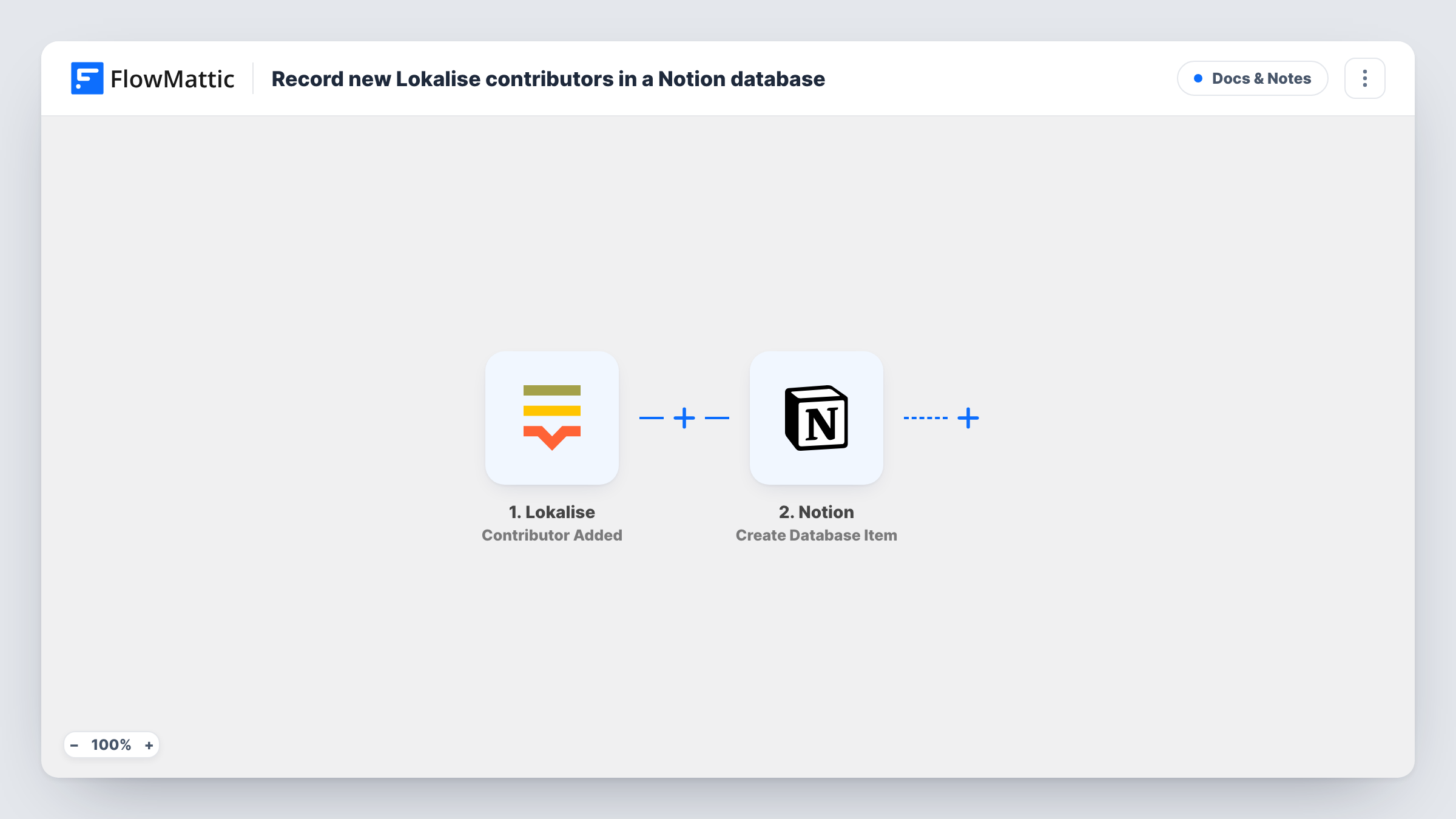 Record new Lokalise contributors in a Notion database