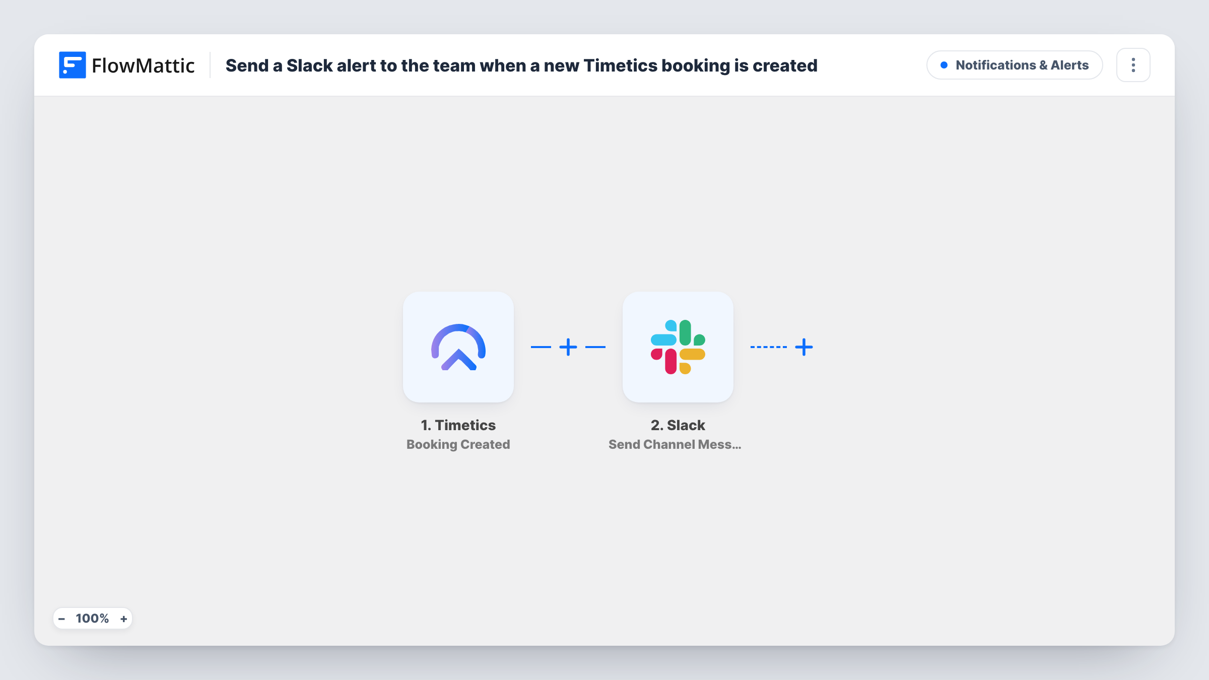 Send a Slack alert to the team when a new Timetics booking is created