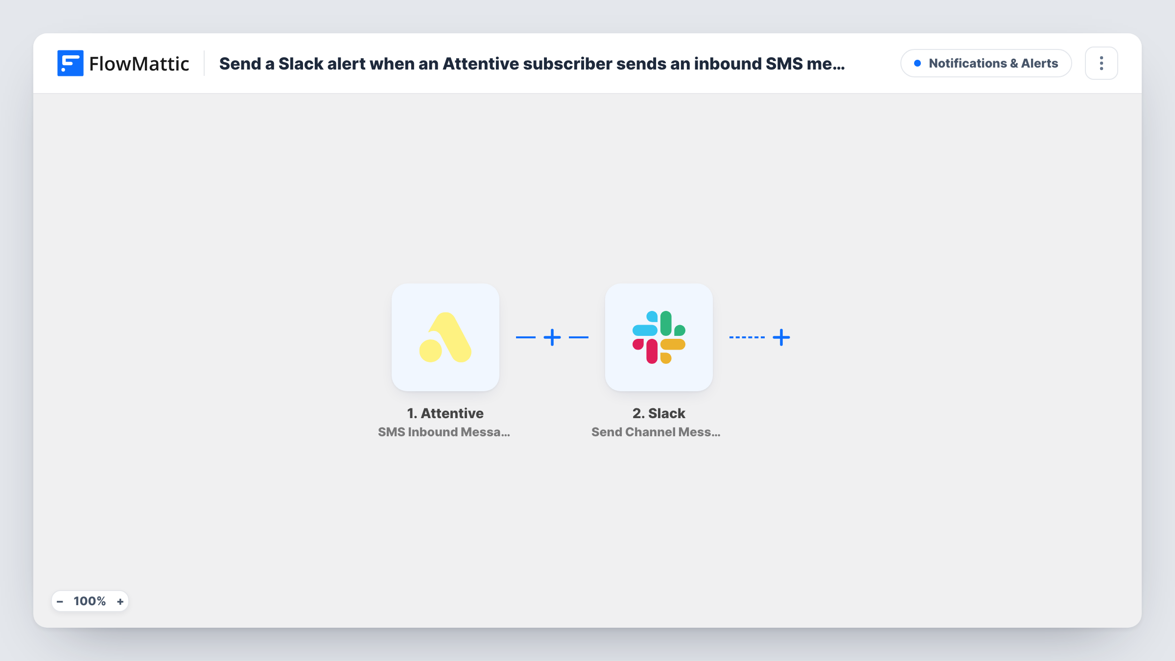 Send a Slack alert when an Attentive subscriber sends an inbound SMS message