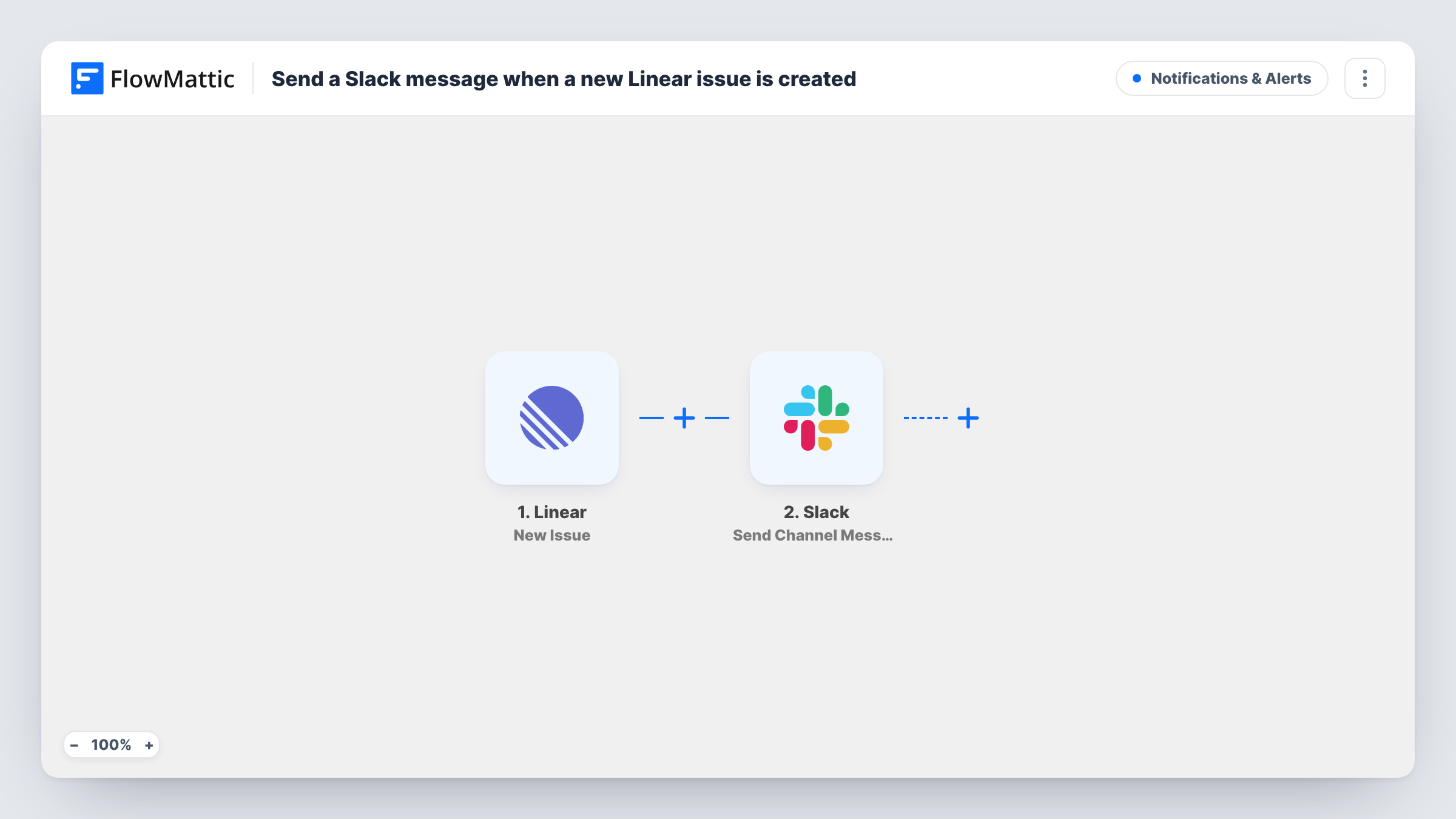 Send a Slack message when a new Linear issue is created