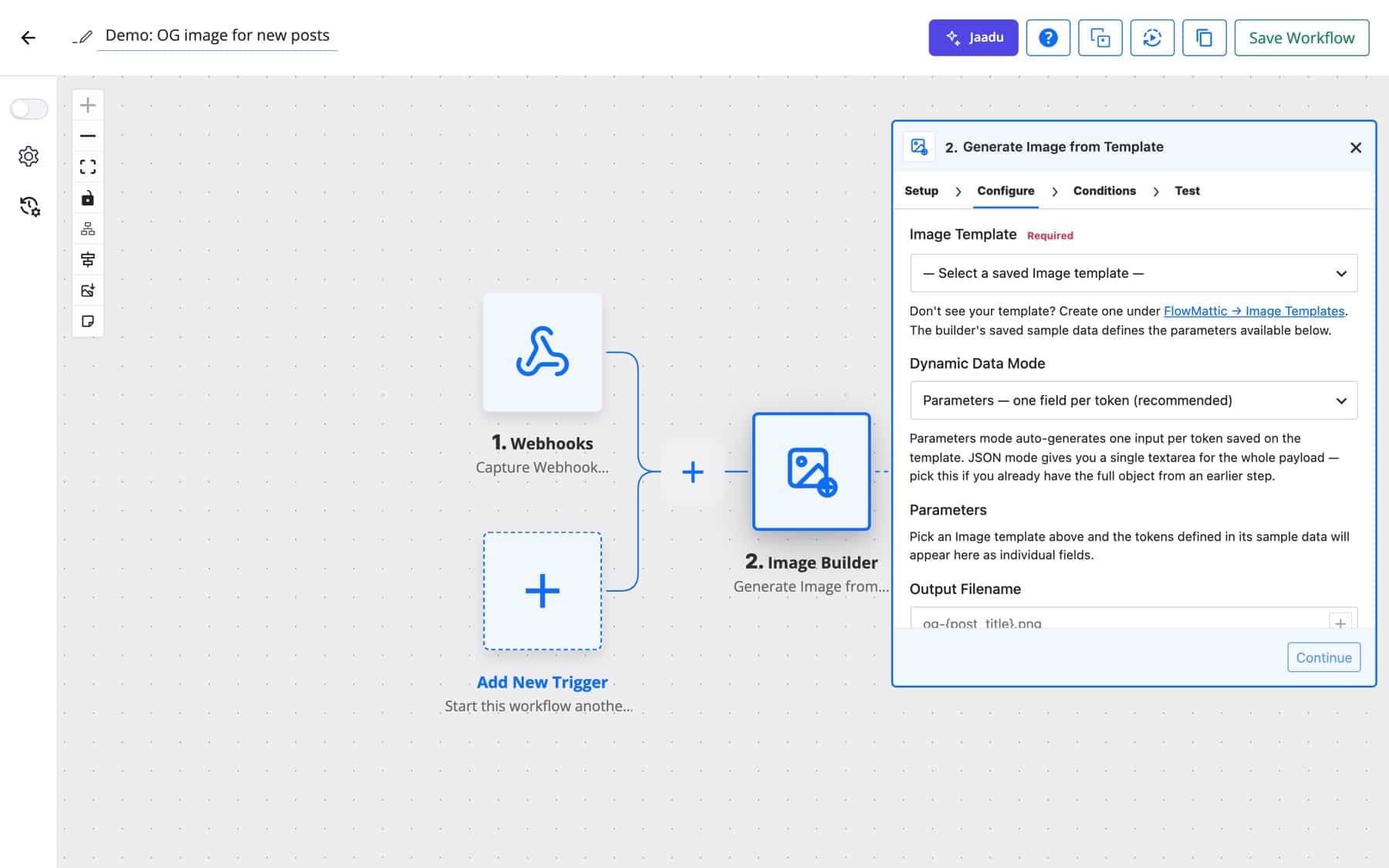 Dynamic Ran Architecture Dynamic Image Generator for WordPress | FlowMattic