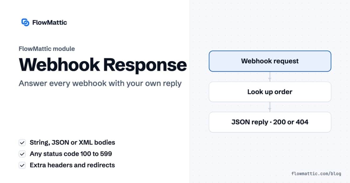 Custom Webhook Response: Send Your Own Status, Headers and Data